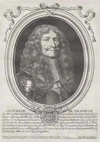 Antoine de Gramond... - Antoine III de Gramont (1604-1678) Navarra Bearn Bayonne Guiche Louvigny Bidache Portr