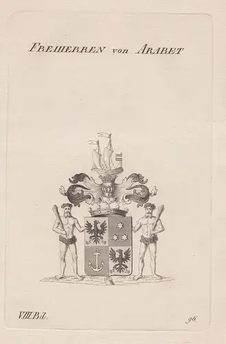 Freiherren von Arabet. - Wappen Adel coat of arms Heraldik heraldry