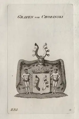 Grafen von Chorinski - Chorinsky Wappen coat of arms Heraldik heraldry