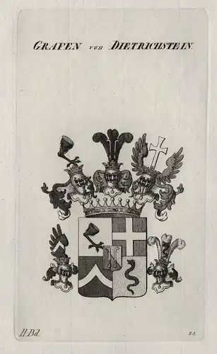 Grafen von Dietrichstein - Dietrichstein Dietrichsteiner Dieterichstein Wappen coat of arms Heraldik heraldry