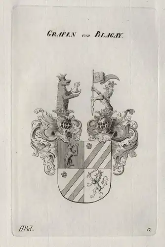Grafen von Blagay - Blagay Wappen Adel coat of arms Heraldik heraldry