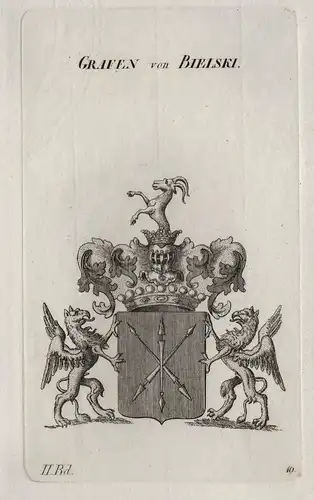 Grafen von Bielski - Bielski Wappen Adel coat of arms Heraldik heraldry