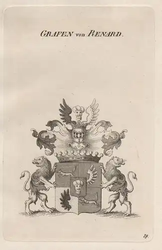Grafen von Renard - Renard Wappen Adel coat of arms Heraldik heraldry