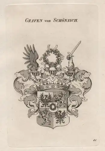 Grafen von Schönaich - Schönaich Wappen Adel coat of arms Heraldik heraldry