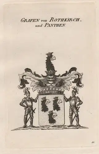Grafen von Rothkirch_ und Panthen - Rothkirch Rothkirch-Panthen Wappen Adel coat of arms Heraldik heraldry