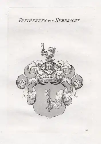 Freiherren von Humbracht. - Wappen coat of arms Heraldik heraldry