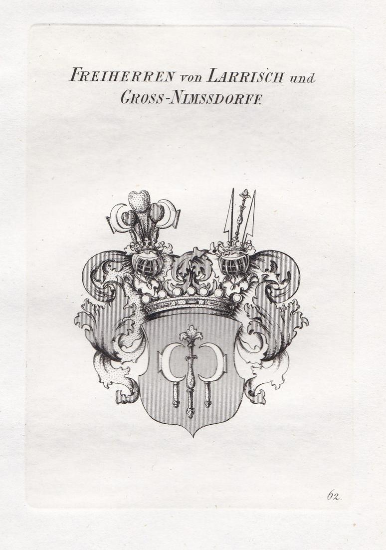 Freiherren von Larrisch und GrossNimssdorff. Larisch GroßNimsdorff