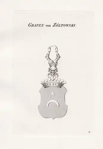 Grafen von Zoltowski - Zoltowski Wappen coat of arms Heraldik heraldry