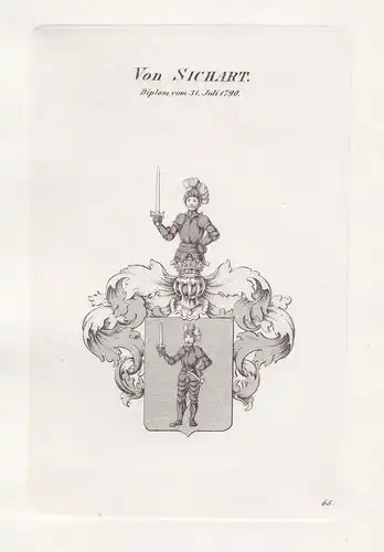 Von Sichart. - Sichart Wappen Adel coat of arms Heraldik heraldry
