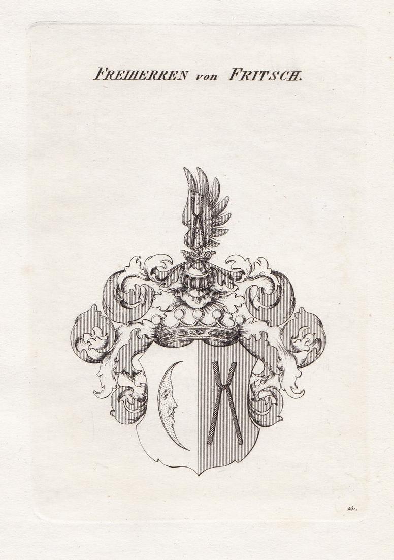 Freiherren von Fritsch. - Fritsch Wappen coat of arms Heraldik heraldry ...