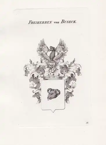 Freiherren von Buseck - Buseck Wappen coat of arms Heraldik heraldry