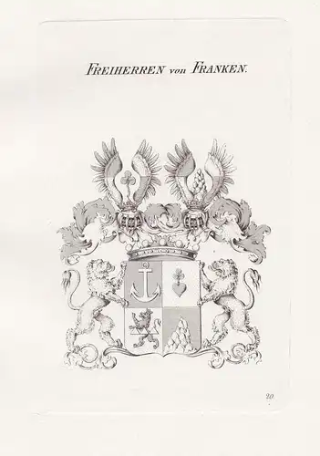 Freiherren von Franken - Franken Wappen coat of arms Heraldik heraldry