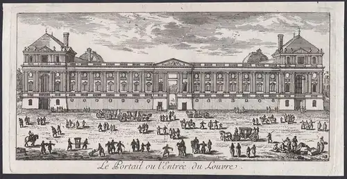 Le Portail ou l'Entrée du Louvre - Paris Louvre Musee Museum