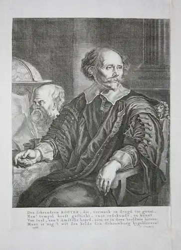 den schrandren Koster, die, vermaak... - Samuel Coster (1579-1665) Dutch playwright Amsterdam Portrait