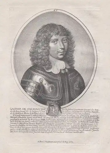 Gaspar de Coligny... - Gaspard IV de Coligny (1620-1649) Chatillon Beaupont Beauvoir Montjuif Roissiat Montmur