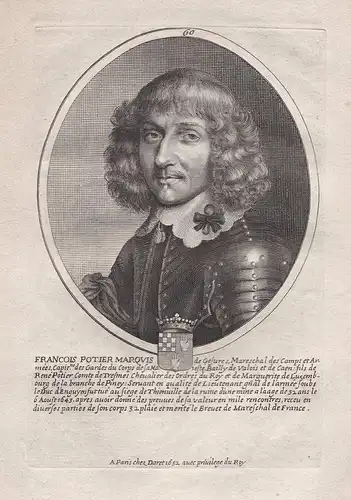 Francois Portier Marquis... - Francois Potier de Gesvres (1610-1643) Portrait