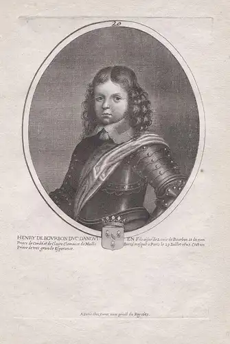 Henry de Bourbon duc d'Anguien... - Henri Jules de Bourbon, prince de Condé (1643-1709) Sang Bellegarde Chatea