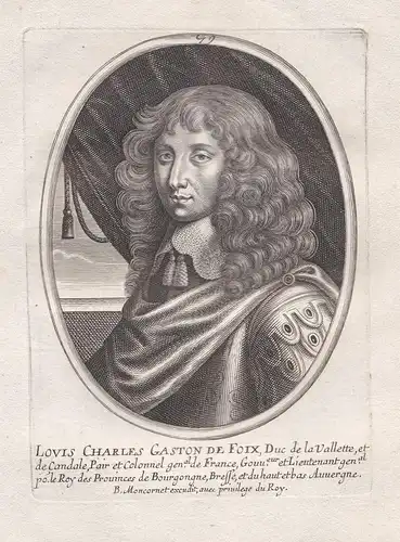 Louis Charles Gaston de Foix... - Louis Charles Gaston de Nogaret Foix Valette (1627-1658) Bourgogne Bresse Au