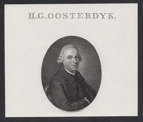 H. G. Oosterdyk - Hermann Gerard Oosterdyk (1731-1795) physician Amsterdam Dutch Portrait