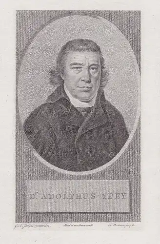 Dr. Adolphus Ypey. - Adolphus Ypey (1749-1822) Dutch botanist medicine Franeker Leyden Philosophy Portrait