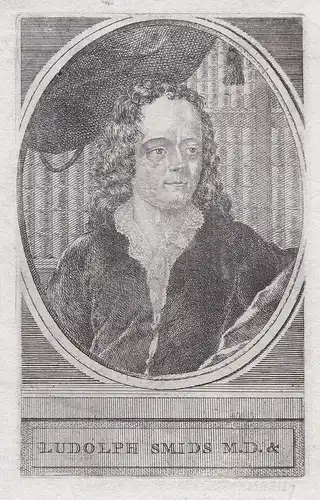 Ludolphe Smids M. D. - Ludolph Smids (1649-1720) Dutch doctor physician poet Amsterdam Groningen Antwerpen Por