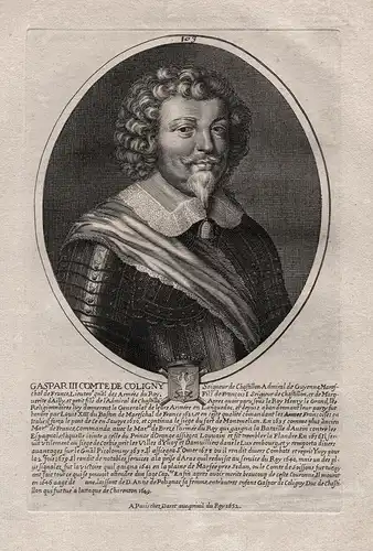Gaspar III Comte de Coligny - Gaspard III de Coligny (1584-1646) marshal Saint-Omer Arras Marfee Portrait