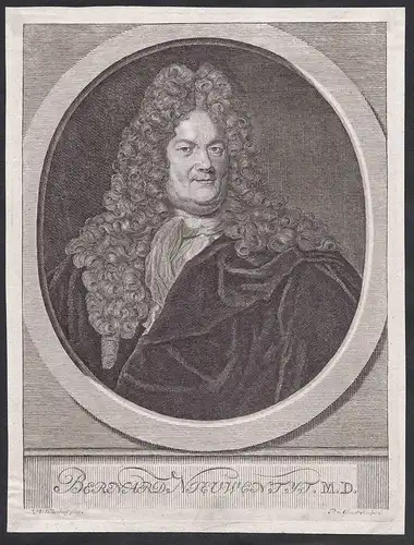 Bernard Nieuwentyt, M.D. - Bernard Nieuwentyt (1654-1718) mathematician physician philosopher Purmerend Leiden