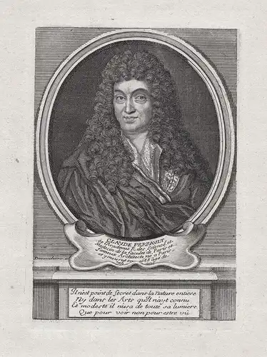 Claude Perrault - Claude Perrault (1613-1688) French architect physician anatomist Louvre Paris Portrait