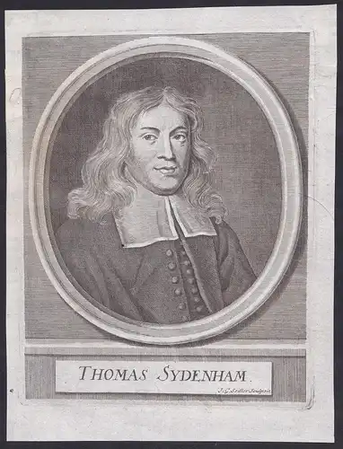 Thomas Sydenham - Thomas Sydenham (1624-1689) English physician Oxford Cambridge Westminster Arzt Mediziner Po