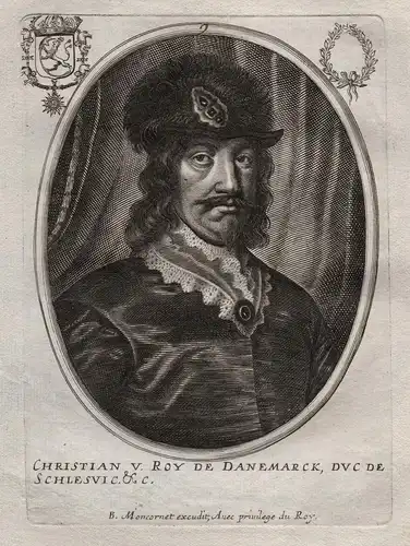 Christian V Roy de Danemarck... - Christian Prince-Elect of Denmark (1603-1647) Dänemark Danmark Schleswig Por