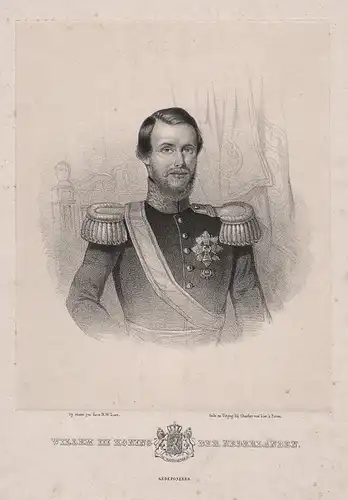 Willem III Koning der Nederlanden - William III of the Netherlands (1817-1890) King König Niederlande Portrait
