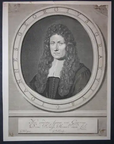 Ioannes Georgius Graevius - Johann Georg Graevius (1632-1703) Graeve Philologe German classical scholar Naumbu