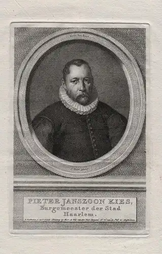 Pieter Janszoon Kies - Pieter Jansz Kies (1536-1697) Haarlem Burgemeester Bürgermeister Portrait