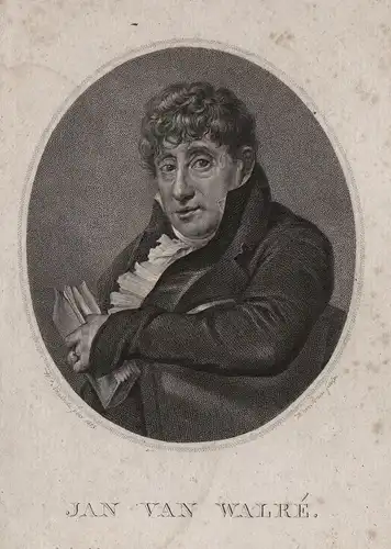 Jan van Walré - Jan van Walré (1759-1837) Haarlem bookseller poet playwright Portrait
