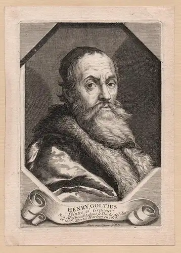Henry Goltius - Hendrick Goltzius (1558-1616) Dutch painter engraver Portrait
