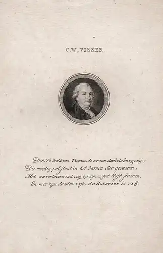 C. W. Visser - Carel Wouter Visscher (1734-1802) Dutch politician Amsterdam Nederlande Portrait