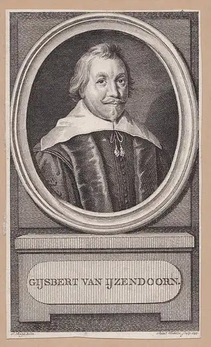 Gijsbert van Ijzendoorn. - Gijsbert van Ijzendoorn (1601-1657) professor of medicine Deventer philosopher Port