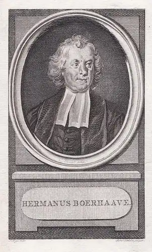 Hermanus Boerhaave - Herman Boerhaave (1668-1738) Dutch botanist chemist humanist physician Portrait