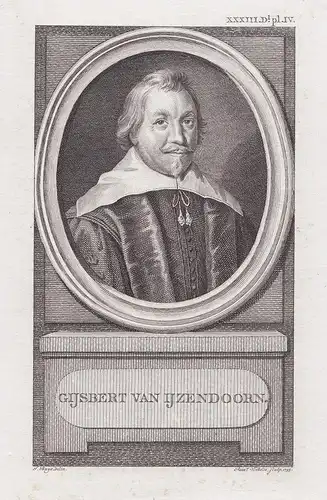 Gijsbert van Ijzendoorn. - Gijsbert van Ijzendoorn (1601-1657) Dutch physician philosopher medicine Deventer P