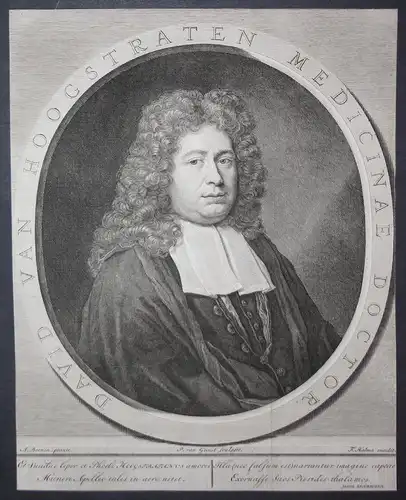 David van Hoogstraten - David van Hoogstraten (1658-1819) Dutch physician doctor poet philologist Leiden Dordr