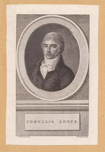 Cornelis Loots - Cornelis Loots (1764-1834) Dutch poet Amsterdam Portrait