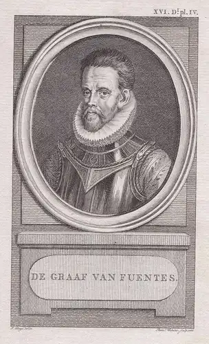 De Graaf van Fuentes. // Pedro Henriquez de Acevedo, Count of Fuentes (1525-1610) Spanish general Portrait