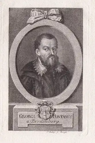 Georgi Pontanus. // Georg Barthold Pontanus von Breitenberg (ca. 1550-1616) Prague Prag Praha Portrait