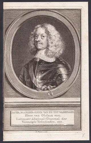 Jacob, Baander-Heer van en Tot Wassenaer. // Jacob van Wassenaer Obdam (1610-1665) Heusden Dutch Admiral Portr