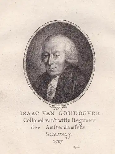 Isaac van Goudoever. // Isaac van Goudoever (1720-1793) Amsterdam Colonel Holland Portrait