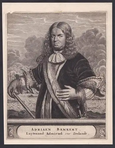 Adriaen Bankert. // Adriaan Bankert (1620-1684) Dutch naval admiral Holland Portrait