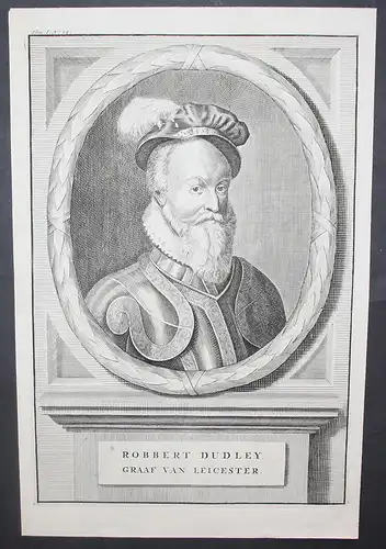 Robert Dudley, Graaf van Leicester. // Robert Dudley, 1st Earl of Leicester (1532-1588) English statesman Lord