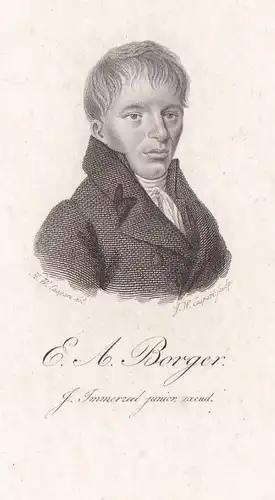 E. A. Borger. // Elias Annes Borger (1784-1820) Dutch professor Leiden university Portrait