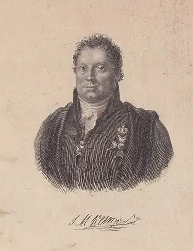 J. M. Kemper // Joan Melchior Kemper (1776-1824) Dutch jurist politician Amsterdam Leiden Utrecht Portrait