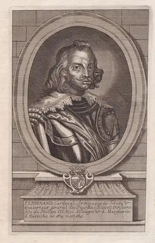 Ferdinand, Cardinal. // Cardinal-Infante Ferdinand of Austria (1609-1641) Archbishop of Toledo Governor of the